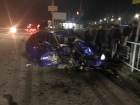 Автомобиль всмятку: подробности ночной аварии в Шахтах