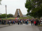 День Победы в Шахтах начался на мемориале поселка  имени Красина