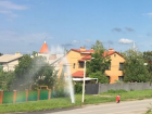 Коммунальщики «порадовали» шахтинцев новым фонтаном на улице Текстильной