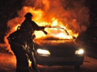 В Шахтах ночью сгорел легковой автомобиль