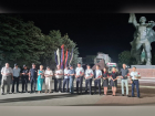Полицейские и представители общественного совета зажгли свечи в память о жертвах Великой Отечественной
