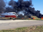 В «Платове» пассажиров спасли из горящего самолета: учения МЧС прошли успешно