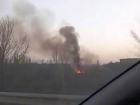 В Шахтах в районе Швейной фабрики вспыхнул пожар