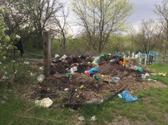 Шахтинские власти не выполнили своих обещаний по уборке кладбищ