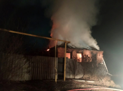 При пожаре в поселке Фрунзе погиб мужчина