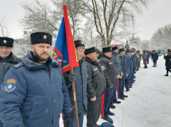 Два десятка казаков ШГКО «Александровск-Грушевское» почтили память своих земляков