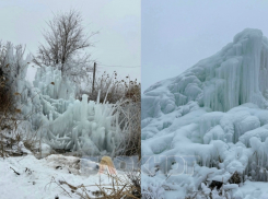 Авария на трубопроводе стала очередным арт-объектом в Шахтах 