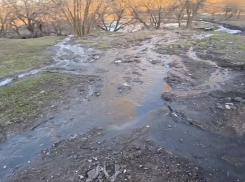 Улицу 10 лет за Индустриализацию в Шахтах затопило канализационными стоками