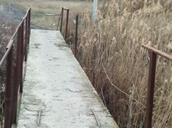 Аварийное состояние моста через Грушевку в Шахтах создаёт опасность для горожан