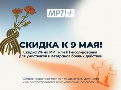 Клиника «МРТ плюс» поздравляет с великим праздником Победы и дарит скидку к 9 мая!