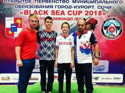 Три «золота» в весе до 22, 41 и 51 кг привезли тхэквондисты города Шахты из Сочи