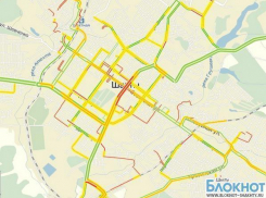 В Шахтах снегопад парализовал дорожное движение