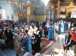 Благовещение в шахтинском соборе Покрова Пресвятой Богородицы