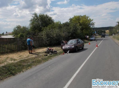 Близ города Шахты в аварию попал 17-летний скутерист