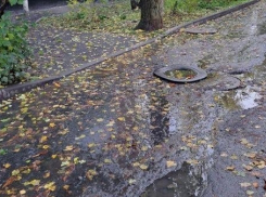 Жители страдают от канализационных протечек на улице Маяковского в Шахтах