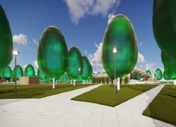 Шахтинцам предложили  обсудить проект благоустройства сквера в поселке Артем