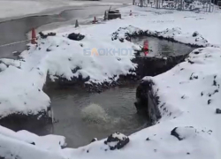 Канализационные стоки затапливают дома на улице Рылеева в Шахтах