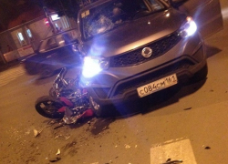 в Шахатах столкнулись иномарка и мотоцикл