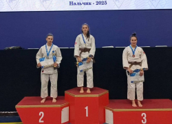 Серебряную медаль завоевала шахтинка Алина Коваленко на Всероссийских соревнования по дзюдо 