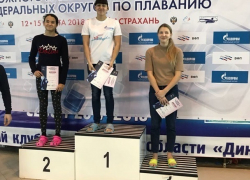 Весь пьедестал почета заняли пловцы из Шахта на чемпионате ЮФО