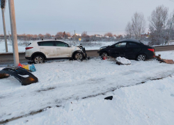 В поселке Каменоломни в ДТП пострадали двое