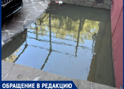 Зловонные реки канализации заливают двор на Красной Армии: шахтинка Мария Кривоусова о том, как водоканал кормит обещаниями