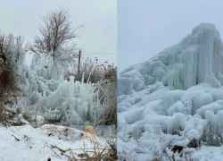 Авария на трубопроводе стала очередным арт-объектом в Шахтах 