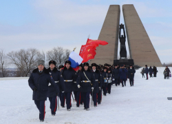 Шахтинские кадеты торжественно отметили годовщину освобождения города