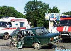 Под Новошахтинском произошло лобовое ДТП