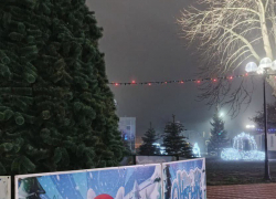 В Каменоломнях установили новогоднюю ель