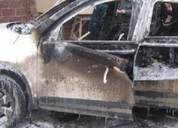 В Шахтах сгорел еще один автомобиль