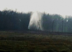 Новый фонтан дорогой питьевой воды забил под Шахтами