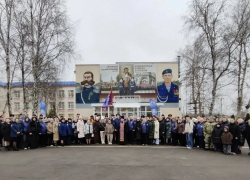 В Шахтинском казачьем корпусе генерала Я.П. Бакланова состоялось торжественное открытие мурала, на котором изображены портреты героев