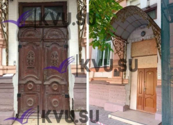 В Шахтах на объекте культурного наследия заменили резную дверь на современную