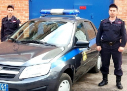 На глазах у патрульных автомобиль в Шахтах влетел в дерево