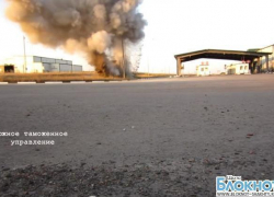 Вблизи КПП Куйбышево разорвались пять украинских боеприпасов