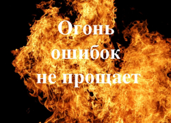 В поселке Фрунзе при пожаре погиб человек