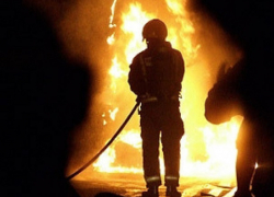 В последний день 2017 года под Шахтами сгорел дом