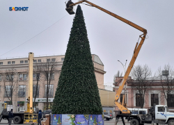 На площади Ленина установлена главная городская ель
