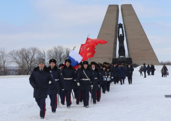 Шахтинские кадеты торжественно отметили годовщину освобождения города