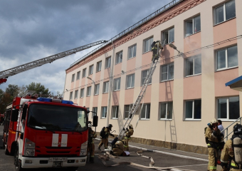 На Красина в Шахтах «загорелся» кадетский корпус