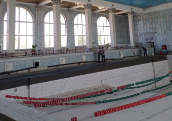 Стартовал масштабный ремонт в плавательном бассейне спортивной школы №5