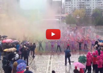 Шахтинский шоу-балет «DANCE MASTER» из ДГТУ поучаствовал в самом масштабном флэшмобе Ростовской области