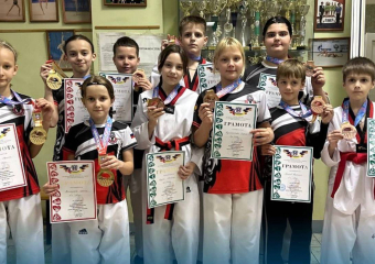 Юные шахтинцы завоевали медали на соревнованиях по тхэквондо 