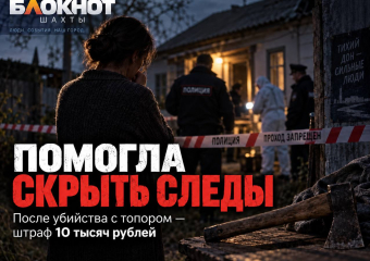 На Дону после убийства с топором женщина помогла скрыть следы преступления — получила штраф 10 тысяч рублей