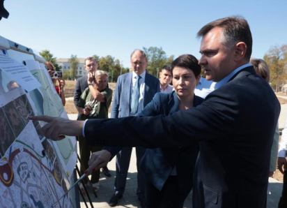 Врио губернатора раскритиковал подход к благоустройству Александровского парка в Шахтах