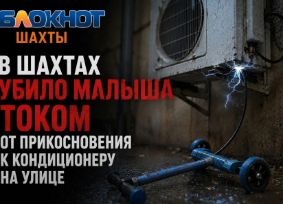 В Шахтах убило малыша током от прикосновения к кондиционеру на улице