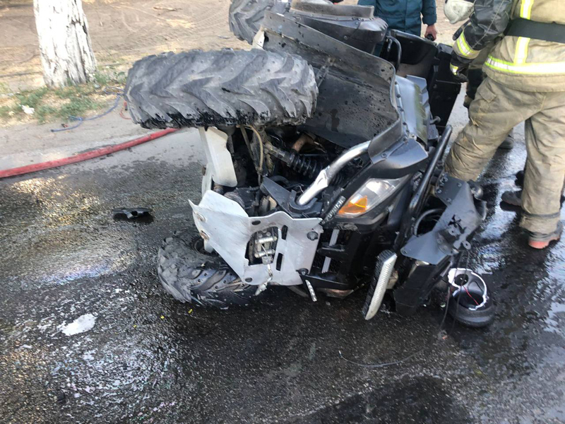 Угнавший квадроцикл и попавший на нем в ДТП в Шахтах водитель госпитализирован