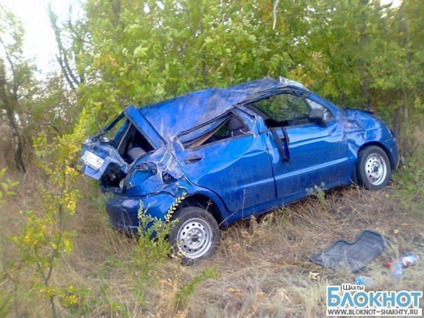 В Шахтах в аварии пострадала водитель с пассажиром и двумя детьми