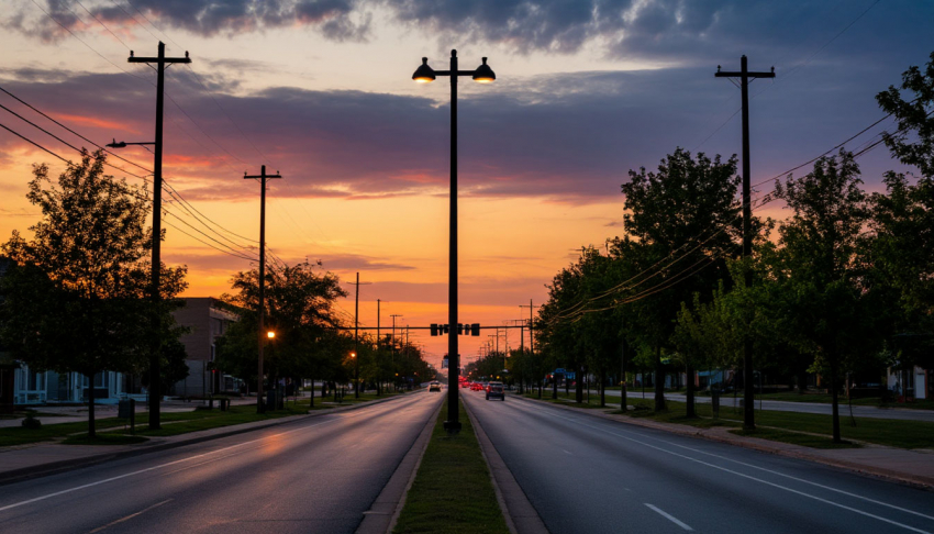 Завершены работы по ремонту и восстановлению уличного освещения на 30 улицах в Шахтах